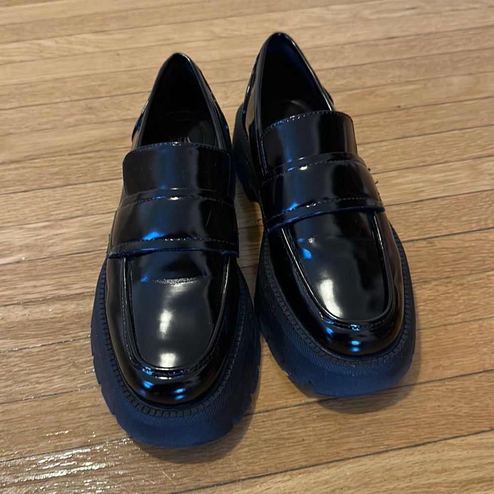 Zara Lug Sole Loafers